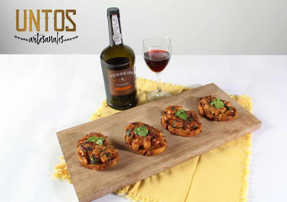 Tapas de Camarón Unto Jamaiquino